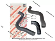 Патрубки радиатора 2170-2172 Priora к-т 3шт 6 хомутов ROSTECO|Код 75248