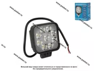 Фара светодиодная квадратная 27W  WL-132F линзованная ближний свет Вымпел|Код 7561