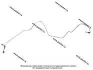 Тормозная трубка 2123 Chevy Niva к переходнику правая ABS БИЗНЕСПРИОРИТЕТ|Код 75788