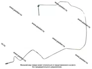 Тормозная трубка 2123 Chevy Niva к шлангу левого заднего тормоза ABS БИЗНЕСПРИОРИТЕТ|Код 75793