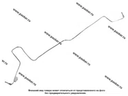 Тормозная трубка LADA Largus передняя левая блока ABS БИЗНЕСПРИОРИТЕТ|Код 75809