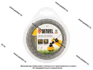 Леска для триммера 2,4мм х 15м двухкомпонентная витая квадрат EXTRA CORD Denzel 96185|Код 75922