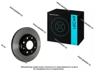 Диск тормозной Chevrolet Aveo (T200 T255) 02- Spark 05- Kalos 05- LECAR передний LECAR000026502 [упаковка 2 шт.]|Код 76806