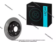 Диск тормозной Ford Focus II LECAR задний LECAR000456602 [упаковка 2 шт.]|Код 76834