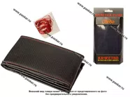 Оплетка на руль Garde черная + красная нить GTX26 D-37см|Код 76949