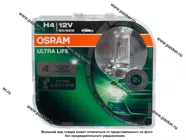 Лампа галоген 12V H4 60/55W P43t OSRAM ULTRA LIFE 64193ULT-HCB|Код 77003