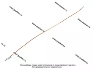 Тормозная трубка медная L-900mm М10x1,25 универсальная|Код 77073