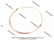 Тормозная трубка медная L-1900mm М10x1,25 универсальная|Код 77077