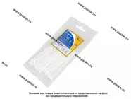 Хомут пластмассовый 2,5х100 ленточный KRAFT 50шт белый 880600|Код 77950