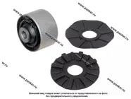 Сайлентблок Nissan Qashqai (J10) 06- X-Trail заднего продольного рычага LECAR LECAR000477602|Код 79370