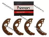 Колодки тормозные 1118 Калина 2170 Priora с ABS задние Allied Nippon ABS 1703|Код 8049