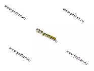 Клемма штыревая 6,3мм папа|Код 8218