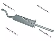 Глушитель 21099 НОРМА закатной 8666|Код 8666