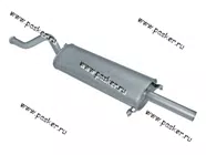 Глушитель 2108 09 НОРМА закатной 8667|Код 8667