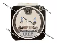 Лампа галоген 12V H1 55W P14.5s MTF Argentum +80%  4000К|Код 8777