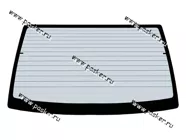 Стекло заднее 2110 КМК GLASS с электрообогревом VAZS0049|Код 9007