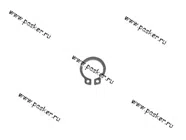 Кольцо М13 упорное КПП 2101-07 [упаковка 20 шт.]|Код 9061