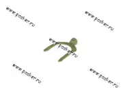 Скоба стопорная личинки замка двери 2105 [упаковка 20 шт.]|Код 9067