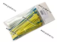 Хомут пластмассовый 3,6х150 ленточный 100шт цветные|Код 9171