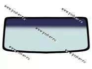 Стекло ветровое 2101-07 КМК GLASS 3-х слойное с полосой и шелкографией VAZT0028|Код 9542