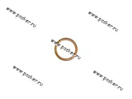 Шайба М16 ВК заднего хода медная|Код 9649