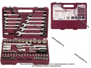 Инструмент THORVIK  82 предмета 1/4-1/2 с головками MultiProf|Код 9715