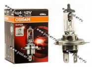 Лампа галоген 12V H4 60/55W P43t OSRAM +30% яркости 64193SUP|Код 10786