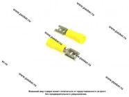 Клемма гнездовая 6,3мм мама Nord YADA луженая изолированная желтая 4,0-6,0мм|Код 11056