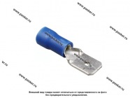 Клемма штыревая 2,8мм папа Nord YADA луженая изолированная синяя РПи-п 1,5-2,5мм|Код 11225