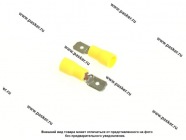 Клемма штыревая 6,3мм папа Nord YADA луженая изолированная желтая 4,0-6,0мм|Код 11242