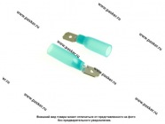 Клемма штыревая 6,3мм папа Nord YADA луженая изолированная термоусаживаемая синяя 1,5-2,5мм [упаковка 10 шт.]|Код 11246