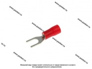 Клемма вилочная 3,2мм Nord YADA изолированная красная 0,5-1,5мм [упаковка 20 шт.]|Код 11257