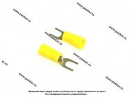 Клемма вилочная 4,3мм Nord YADA изолированная желтая 4,0-6,0мм|Код 11268