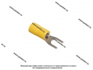Клемма вилочная 5,3мм Nord YADA изолированная  желтая 4,0-6,0мм|Код 11283