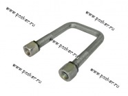 Стремянка рессоры задней Газель борт 3302-2912408 125мм в сборе 11332 [упаковка 2 шт.]|Код 11332