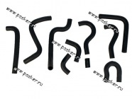 Патрубки печки Газель дв 405 Евро 2-3  ВПТ 10 шт|Код 11546