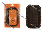 Коврик противоскользящий AIRLINE ASM-BP-04 липучка черный подставка 100х150х30мм|Код 11558