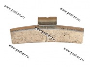 Грузик балансировочный 40гр Clipper для литого диска со скобой 0340 [упаковка 10 шт.]|Код 12024