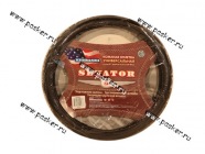 Оплетка на руль Senator Oregon M d-38см черная|Код 12126