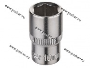 Головка торцевая 10 1/4 короткая 6-гранная KRAFT KT 700648|Код 12344