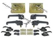 Ручки дверей УАЗ-469,3151 внутренние/наружые с замками и тягами 24 позиции|Код 12368