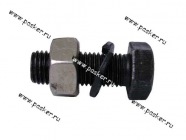 Болт карданный М-412 2140 с гайкой и гровером [упаковка 20 шт.]|Код 12402