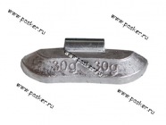 Грузик балансировочный 30гр NORM со скобой [упаковка 10 шт.]|Код 12772