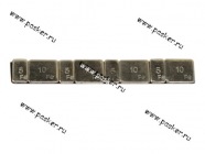 Грузик балансировочный самоклеящийся 5гр 10гр по 4шт NORM цинк|Код 12800