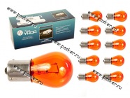 Лампа 24V21W BAU15s Nord YADA желтая [упаковка 10 шт.]|Код 13135