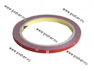 Скотч двухсторонний  6мм х 2,5м 3М|Код 13347