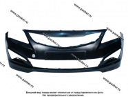 Бампер Hyundai Solaris Кампласт-Т передний с 2015-2017|Код 13655