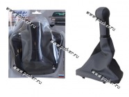 Ручка КПП 2190 Granta Сфера кожзам+чехол АвтоБра серая|Код 13826