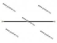 Провод массы 70см 10мм кв в изоляции|Код 14248