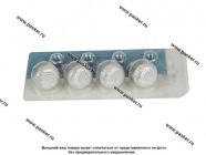 Крепеж номерного знака DELTA винт с катафотом хром 4 шт (белый) 019Т-Бв/уп|Код 14462